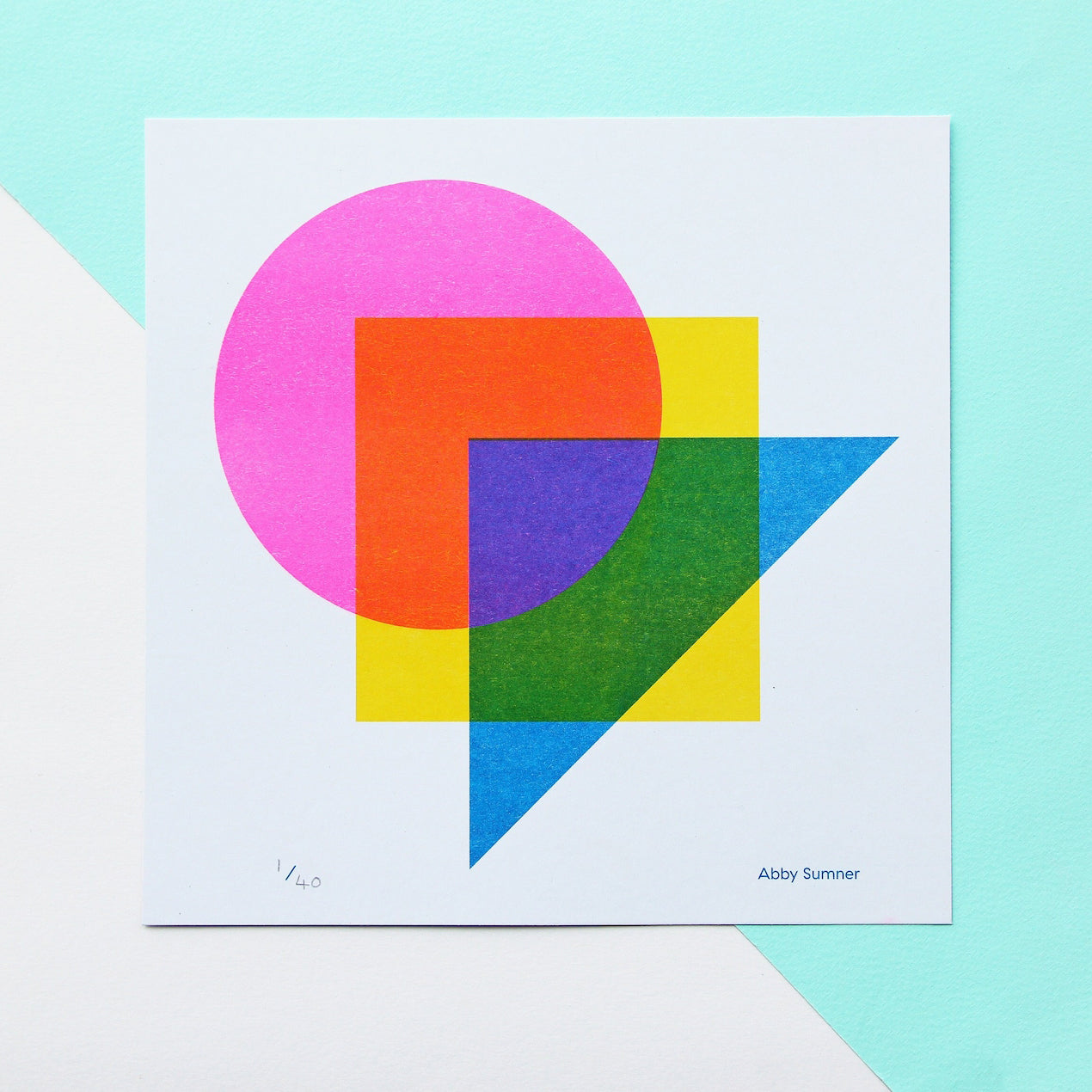Colours & Shapes Print