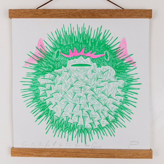 Come And Have Fugu If You Think You’re Hard Enough Print