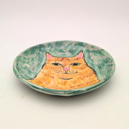 Ginger Cat Small Plate