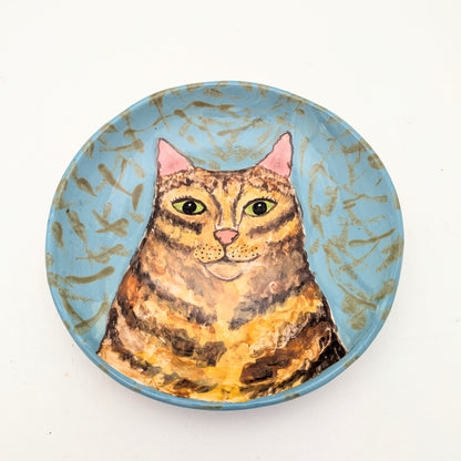 Tabby Cat Small Plate