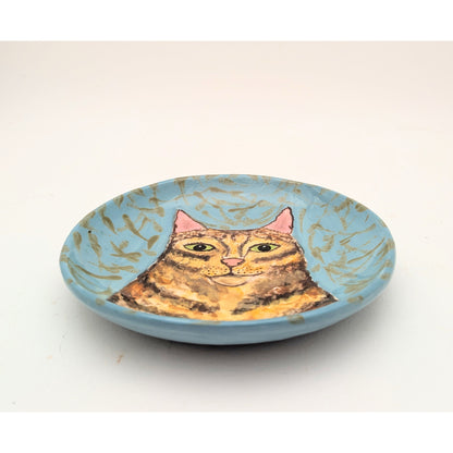 Tabby Cat Small Plate