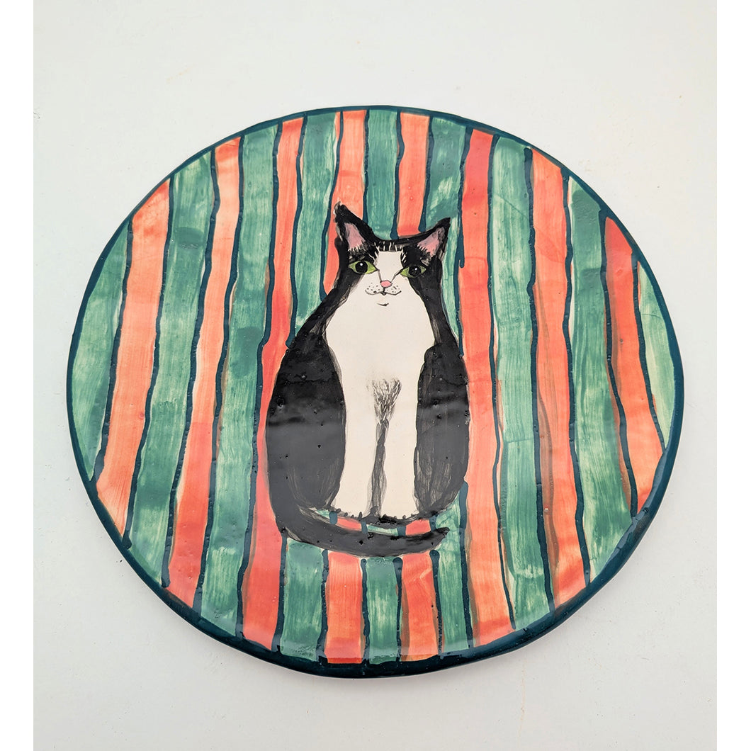 Tuxedo Cat Plate
