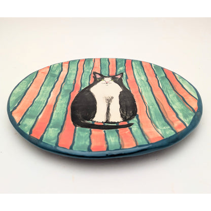 Tuxedo Cat Plate
