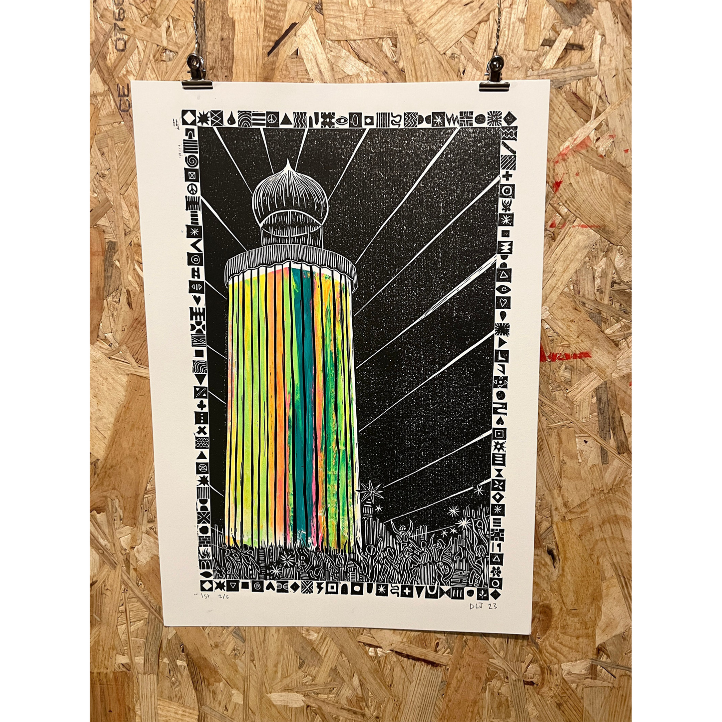 Glastonbury Ribbon Tower in Colour