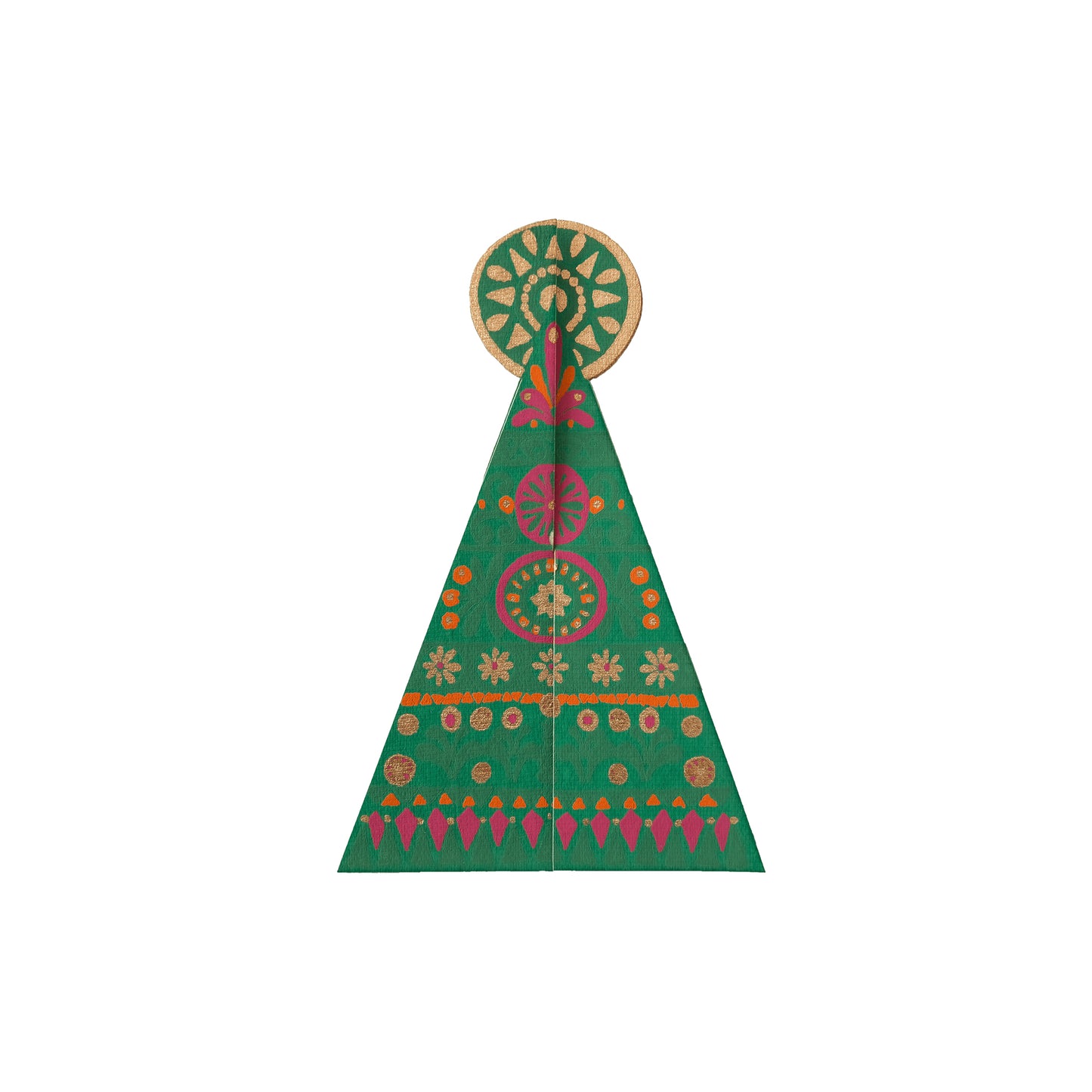 Patterned Tree Greeting Card