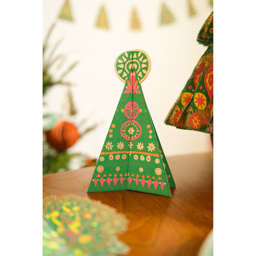 Patterned Tree Greeting Card