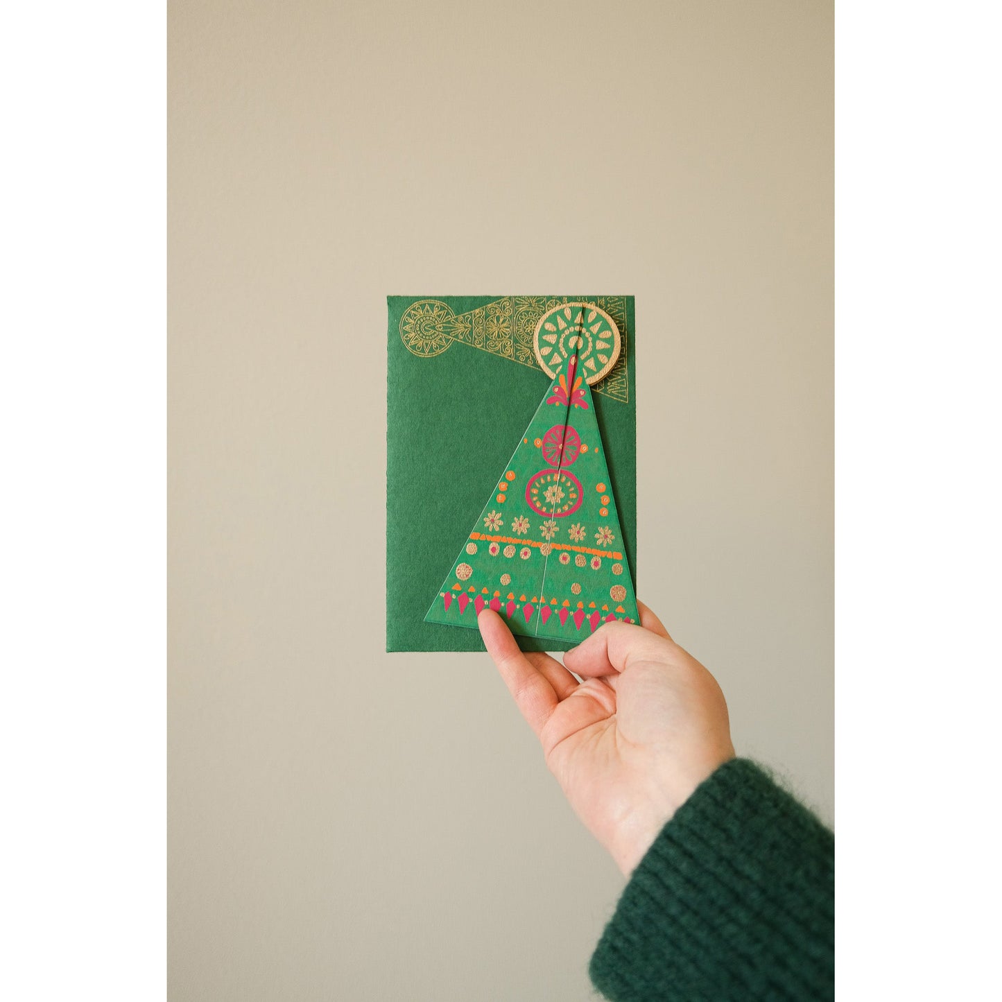 Patterned Tree Greeting Card