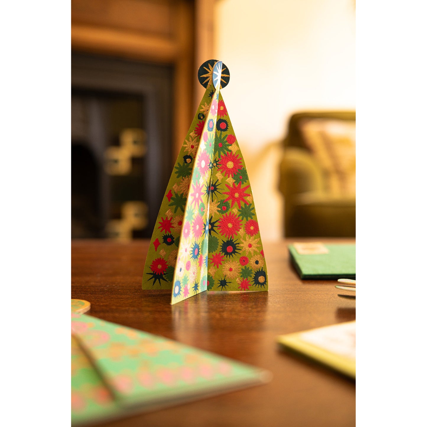 Star Tree Greeting Card