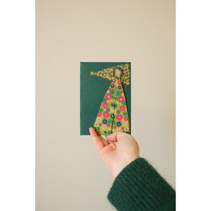 Star Tree Greeting Card