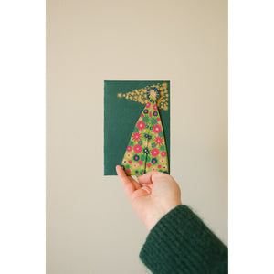 Star Tree Greeting Card