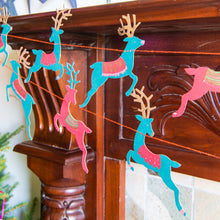 Load image into Gallery viewer, Bright Reindeer Garland