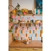 Load image into Gallery viewer, Happy Birthday - Recycled Red Mix Garland