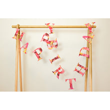 Load image into Gallery viewer, Happy Birthday - Recycled Red Mix Garland