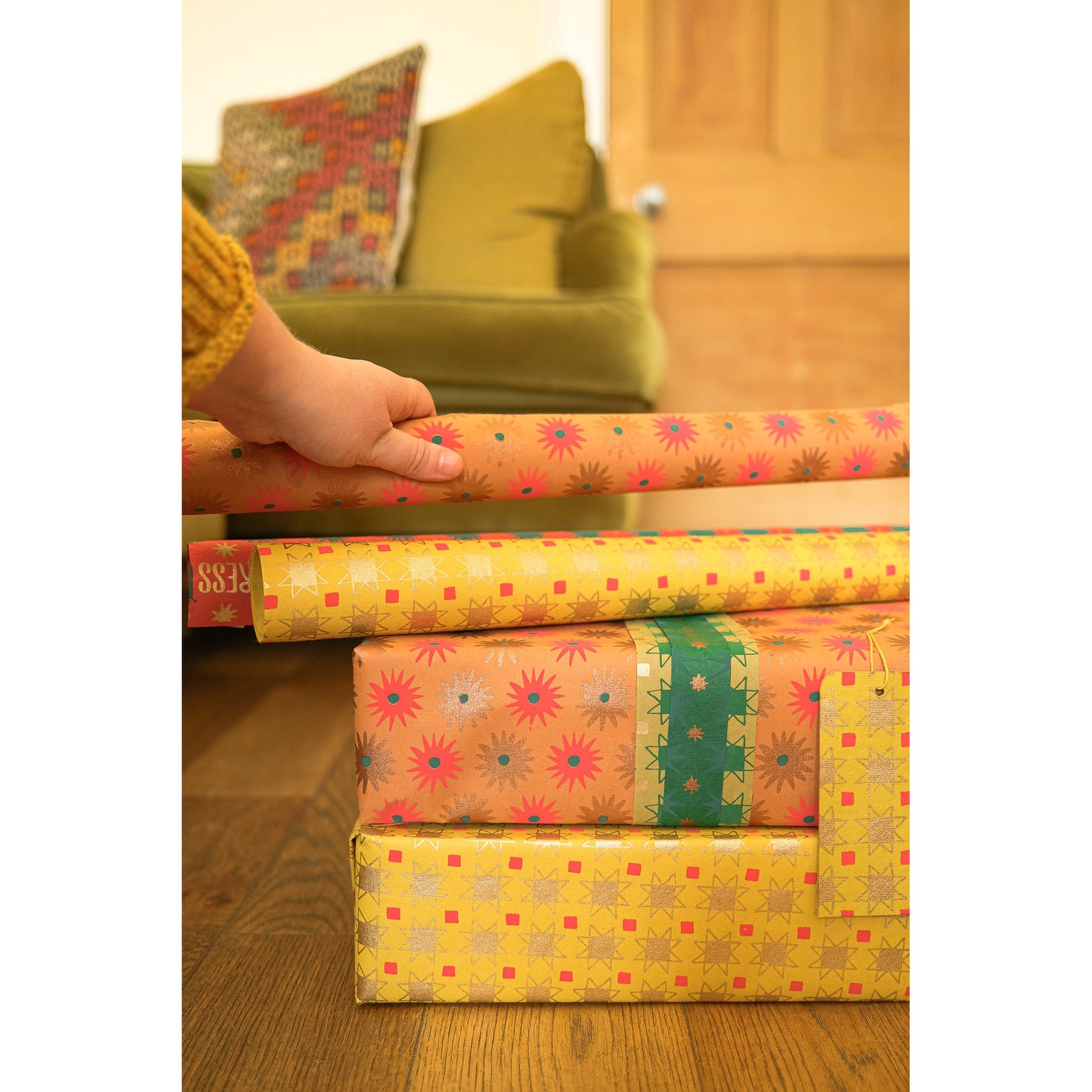 Christmas Quilt Gift Wrap