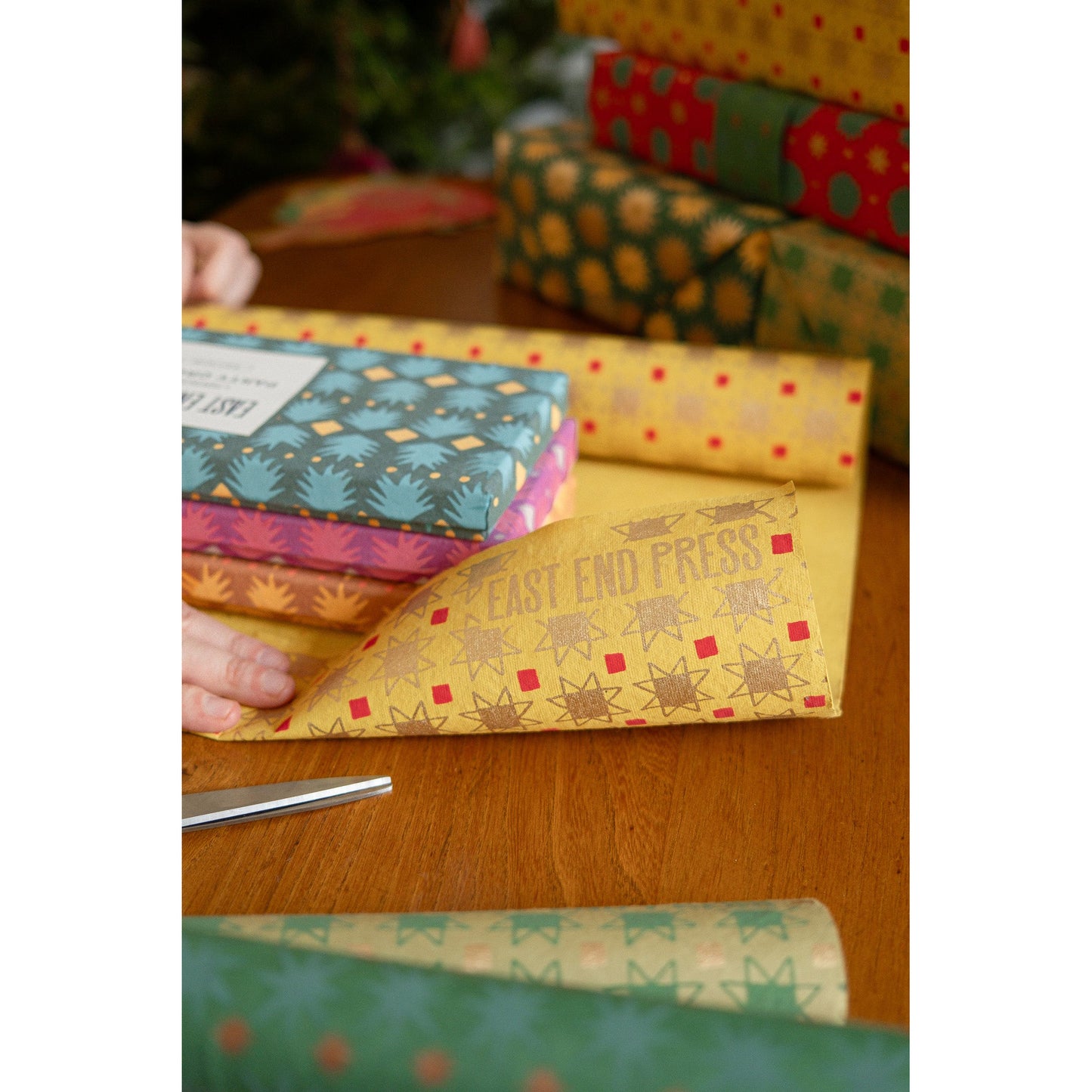Christmas Quilt Gift Wrap
