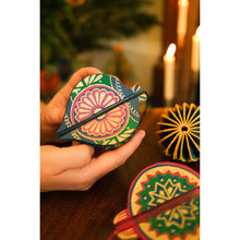 Load image into Gallery viewer, Blue Bauble Honeycomb Ornament