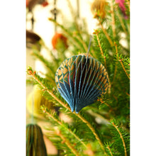 Load image into Gallery viewer, Blue Bauble Honeycomb Ornament