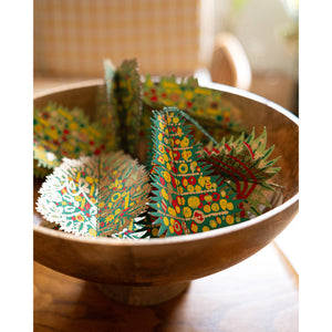 Decorated Trees Paper Ornaments