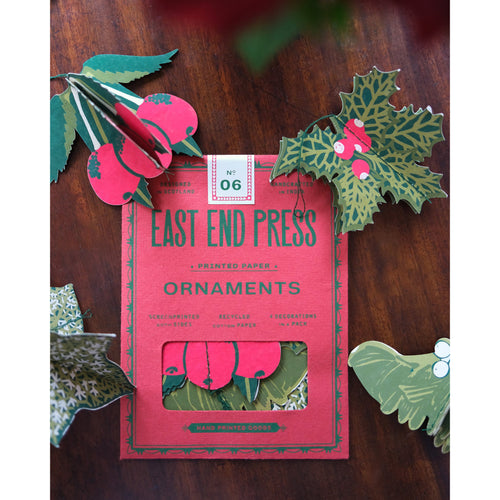 Festive Foliage Paper Ornaments