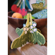 Load image into Gallery viewer, Festive Foliage Paper Ornaments