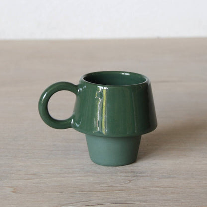 Espresso Cup in Forest Green