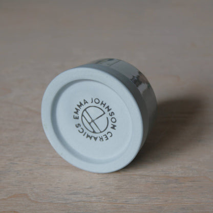Mini Vase Short in Blue Grey