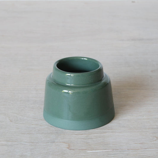 Mini Vase Short in Forest Green