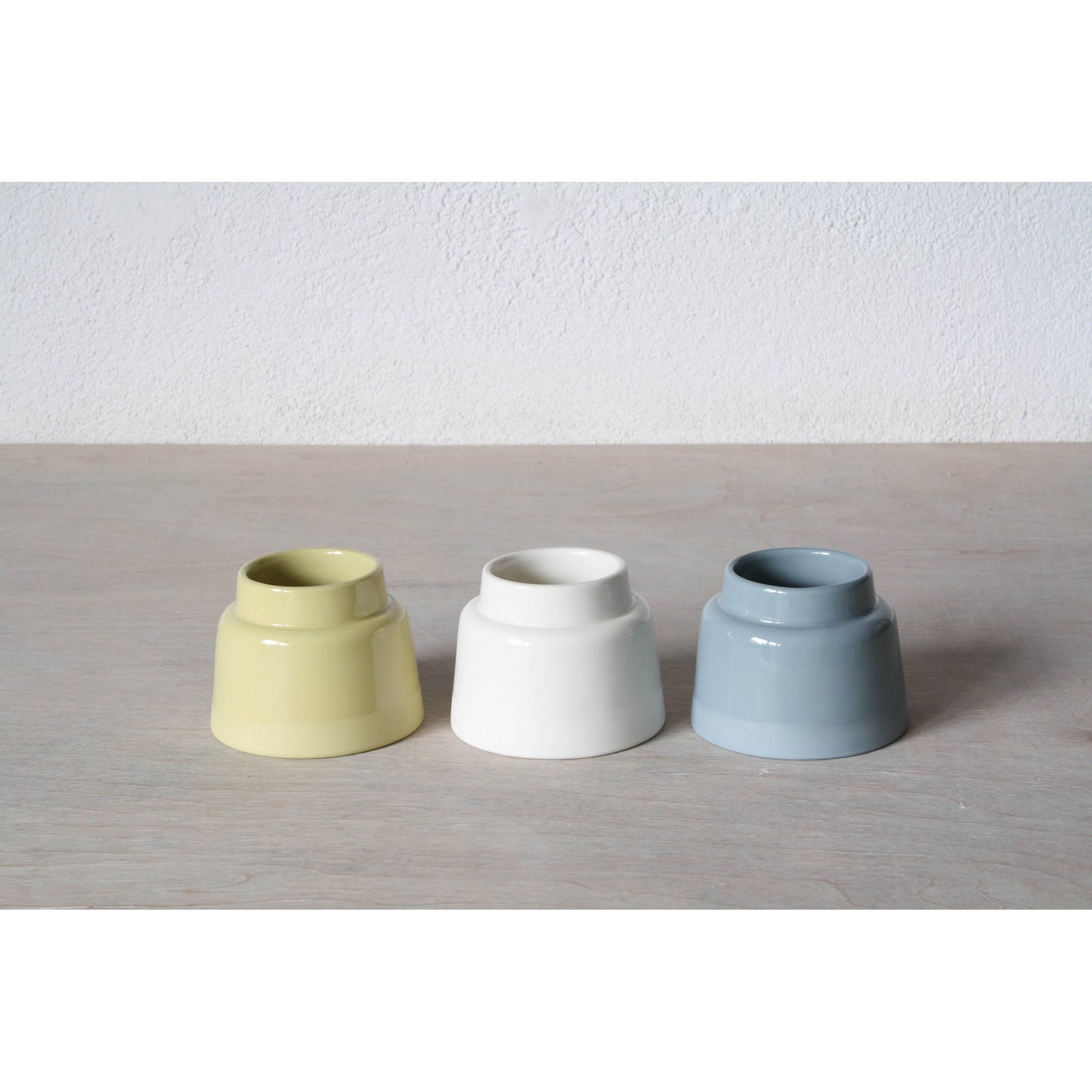 Mini Vase Short in White