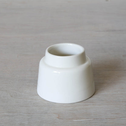 Mini Vase Short in White