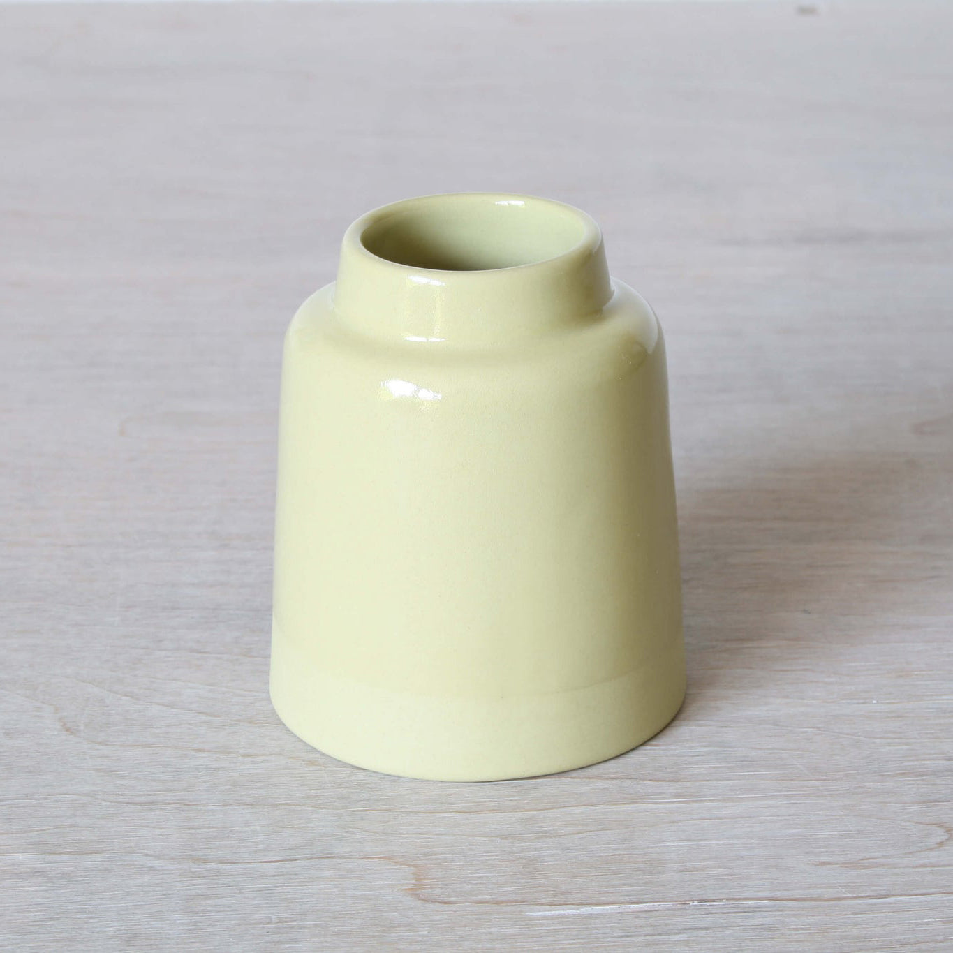 Mini Vase Tall in Citron Yellow