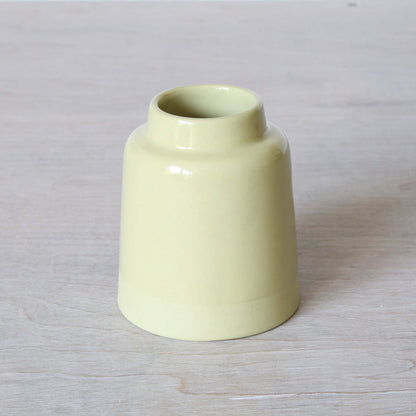 Mini Vase Tall in Citron Yellow
