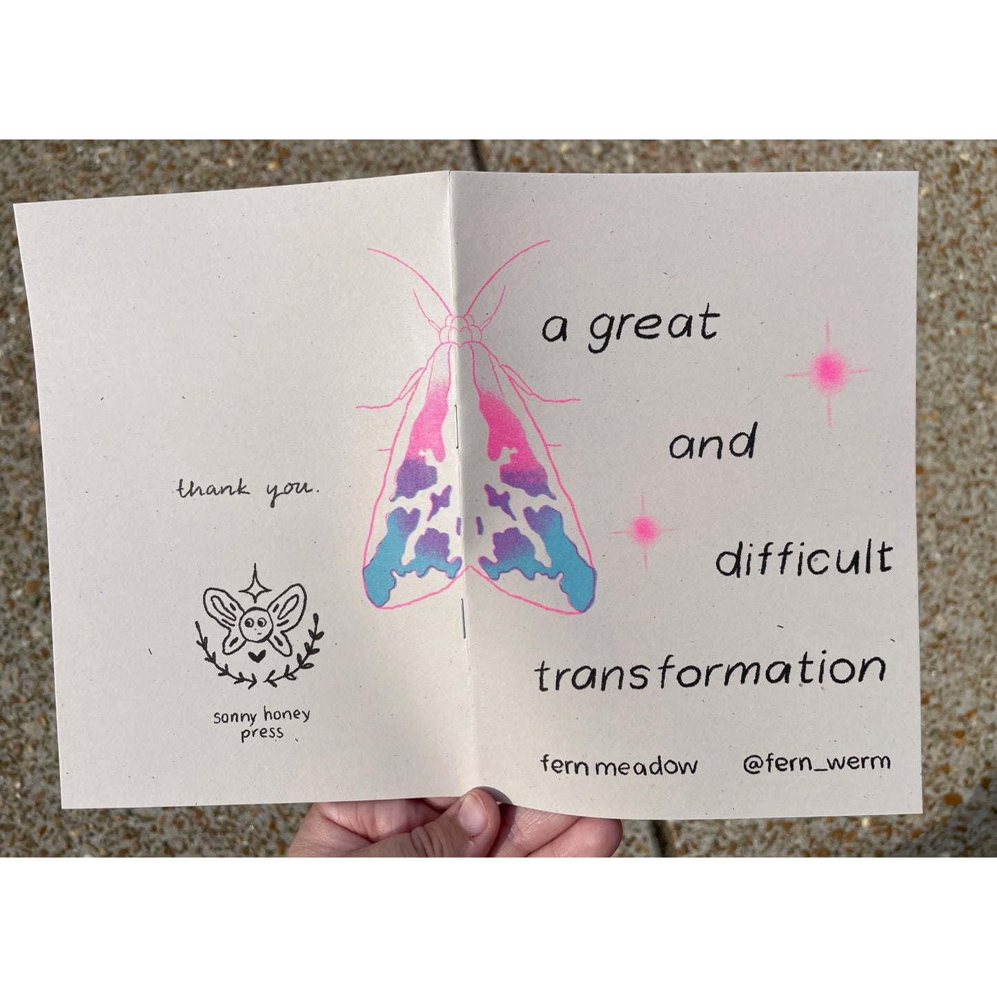 A Great and Difficult Transformation Zine