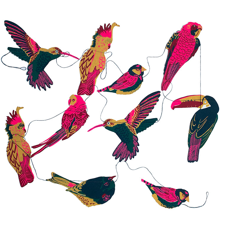 Tropical Birds Garland
