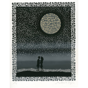 Your Light (Gold Moon) Print