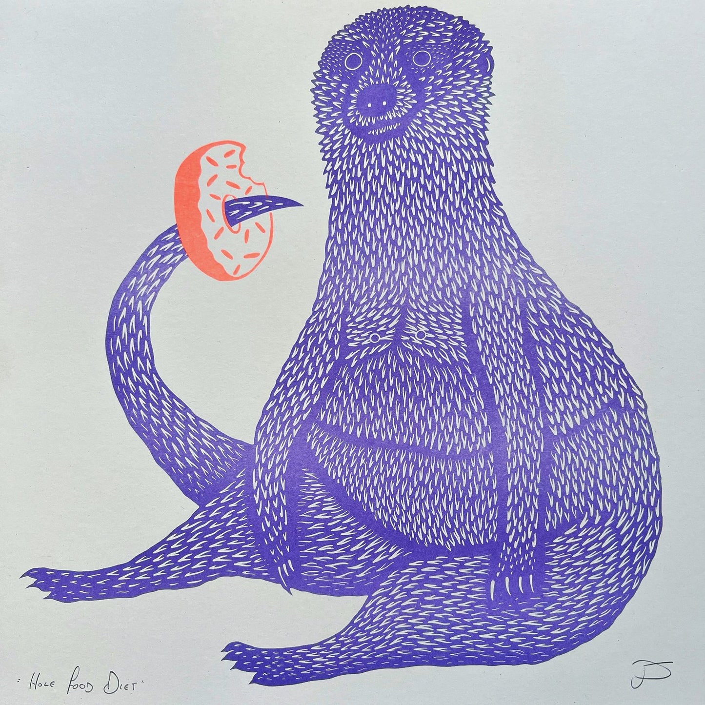 Hole Food Diet Print