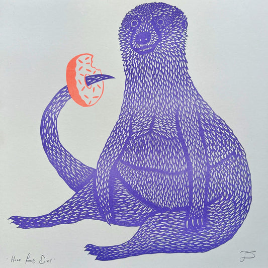 Hole Food Diet Print