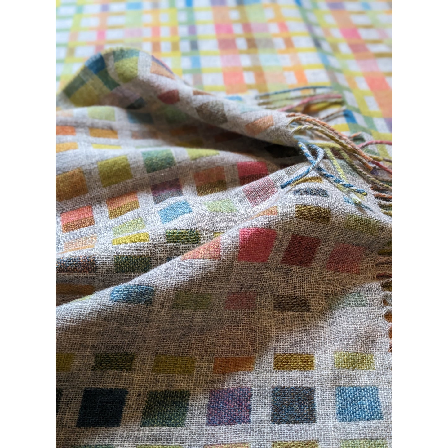 Morse Code Love Blanket