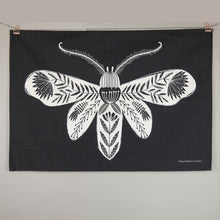 Load image into Gallery viewer, Folk Moth Tea Towel