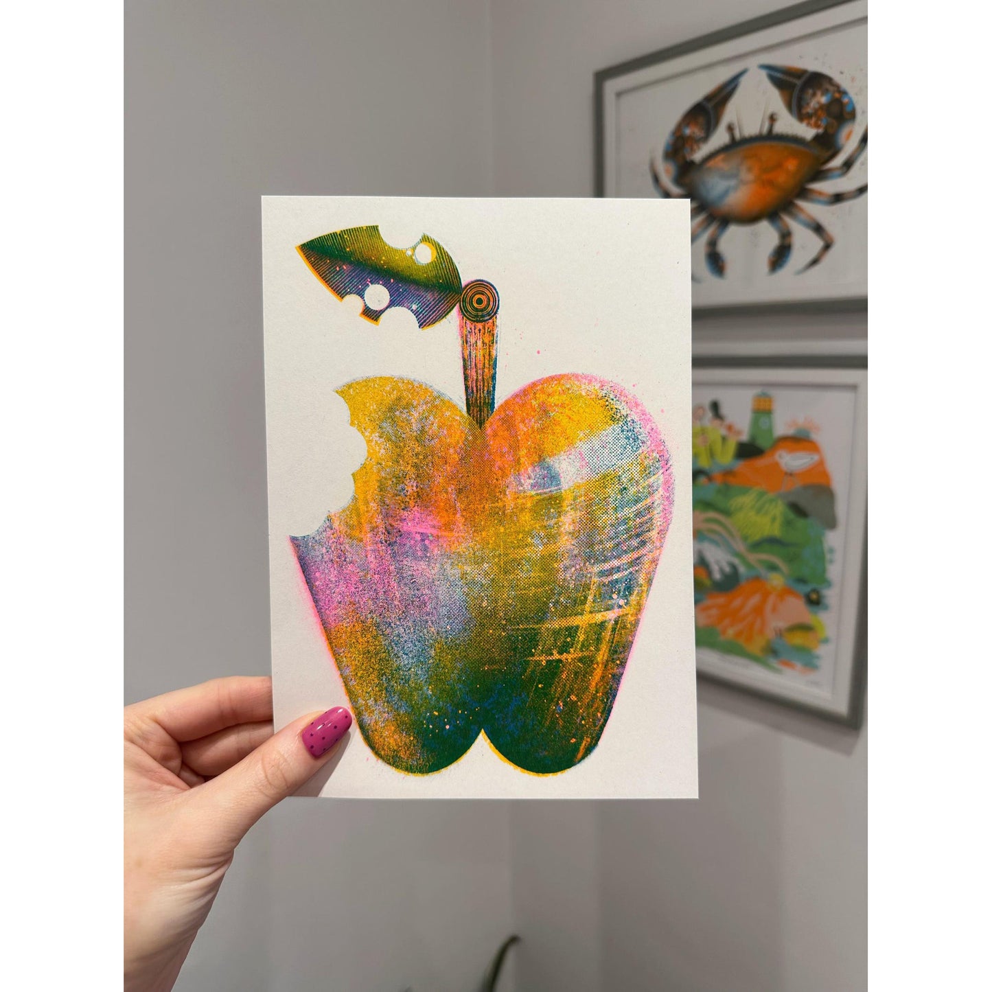 Ripe Apfel - Bitten Apple