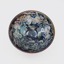 Load image into Gallery viewer, Deep Bowl with Three Hares