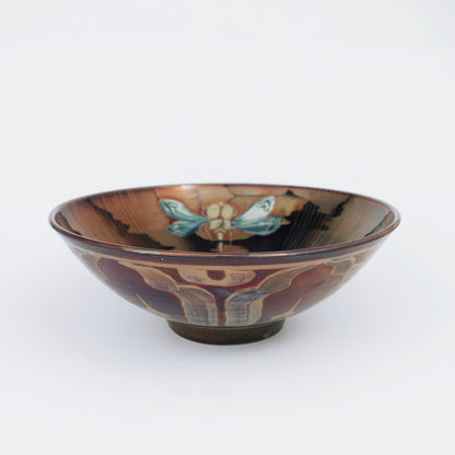 Bowl with Three Dragonflies