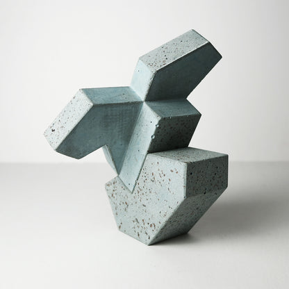 Einstein Variation 1 in Blue Concrete