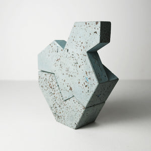 Einstein Variation 1 in Blue Concrete