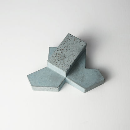 Einstein Variation 1 in Blue Concrete