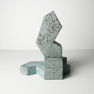 Einstein Variation 1 in Blue Concrete