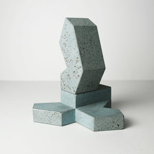 Einstein Variation 1 in Blue Concrete