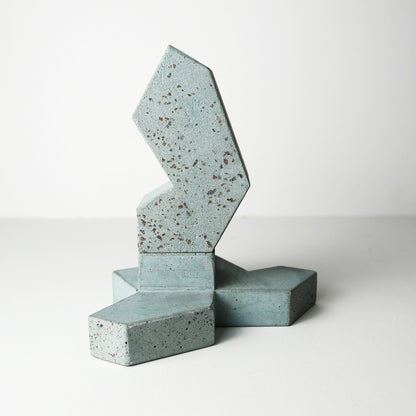 Einstein Variation 1 in Blue Concrete