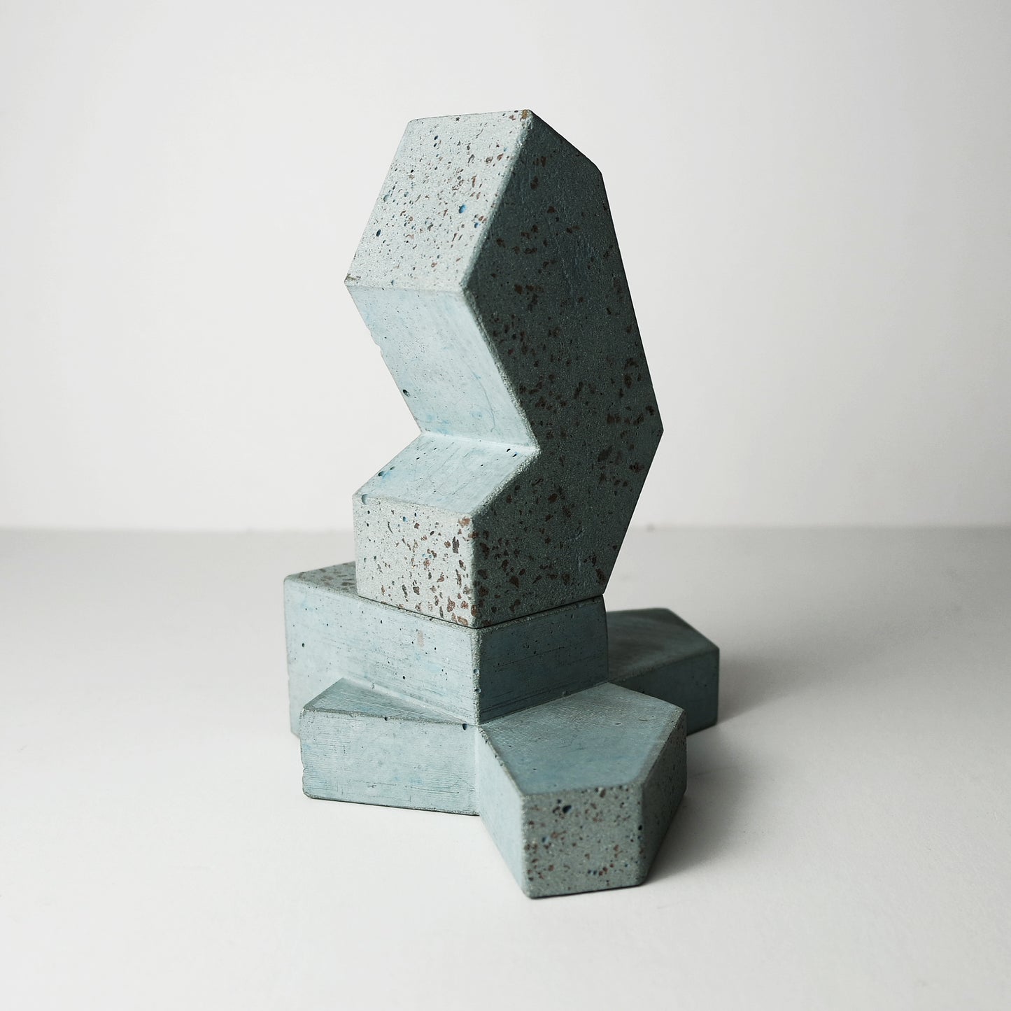 Einstein Variation 1 in Blue Concrete
