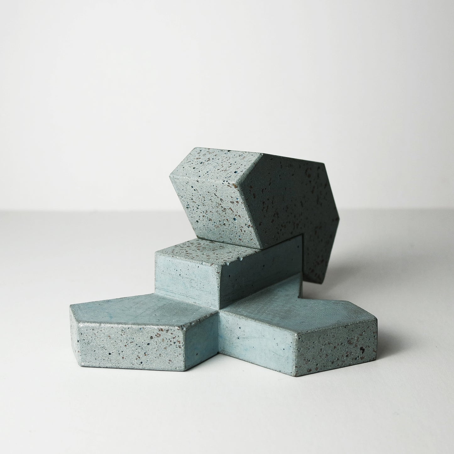 Einstein Variation 1 in Blue Concrete
