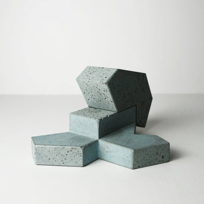 Einstein Variation 1 in Blue Concrete